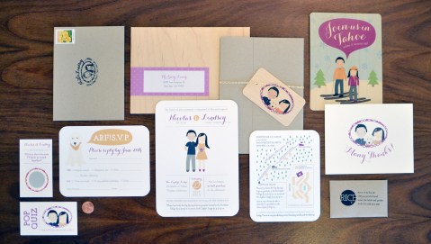 Wedding Invitation Suite for Elsie J
